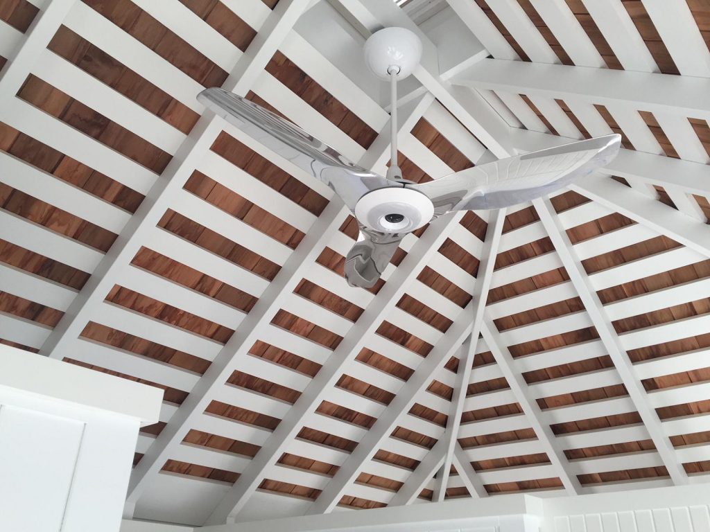 Williamsburg Pool House Lath With Ceilng Fan